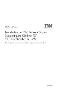 Instalación de IBM Network Station Manager para Windows NT