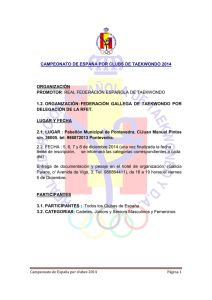 campeonato de españa por clubs de taekwondo 2014
