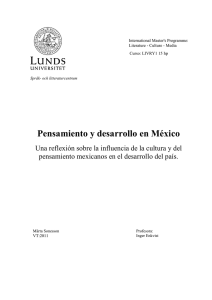 Pensamiento y desarrollo en México