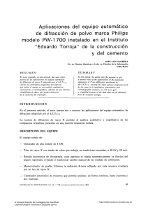 Aplicaciones del equipo automático de difracción de polvo