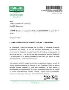 Subcontratación en Sector Público - Contraloría General de Antioquia