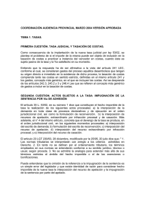 coordinación audiencia provincial marzo 2004 versión aprobada
