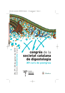 congrés de la societat catalana de digestologia