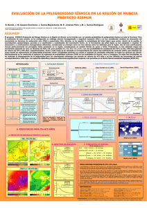 evaluación de la peligrosidad sísmica en la región de murcia