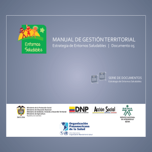 manual de gestión territorial - Ministerio de Salud y Protección Social