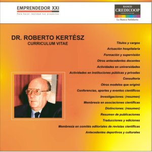 Currículo del Dr. Roberto Kertész