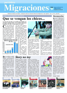 periódico Nº 25 en PDF - Dirección Nacional de Migraciones