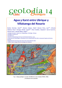 Agua y Karst entre Ubrique y Villaluenga del Rosario