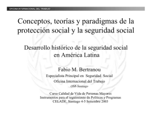 Conceptos, teorías y paradigmas de la protección social y la