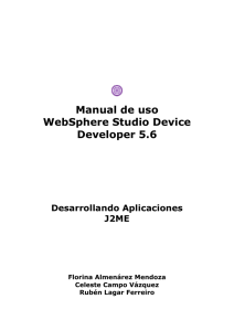 Manual de uso WebSphere Studio Device Developer 5.6