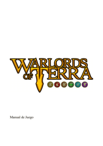 Manual de Juego - Warlords Of Terra