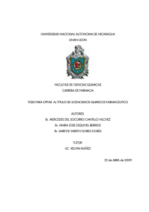 universidad nacional autonoma de nicaragua unan