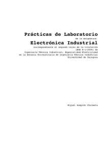 Prácticas de la asignatura "Electrónica Industrial" en el