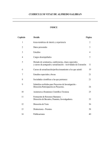 CV completo - Programa de Ecofisiología Aplicada (PRODEA)