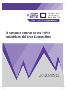 El comercio exterior en las PyMEs industriales del Gran Buenos Aires