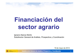 Financiación del sector agrario - Cooperativas Agro