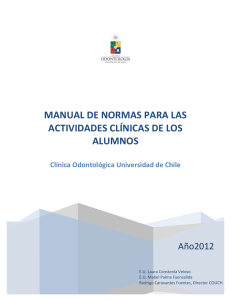 manual de normas para las actividades clínicas de los alumnos