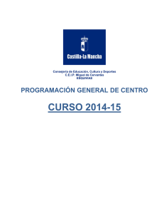 curso 2014-15 - CEIP Miguel de Cervantes, Esquivias (Toledo)