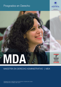 MDA 2016 folleto - Universidad Austral