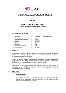DERECHO FINANCIERO