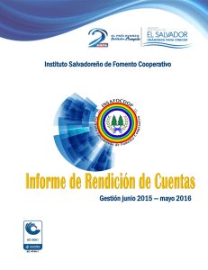 Informe de Rendición de Cuentas periodo junio 2015