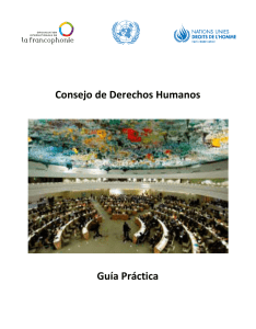 Consejo de Derechos Humanos Guía Práctica