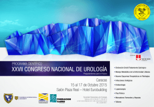 xxvii congreso nacional de urología