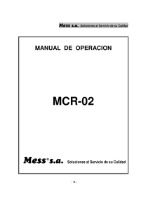 Manual MCR 02