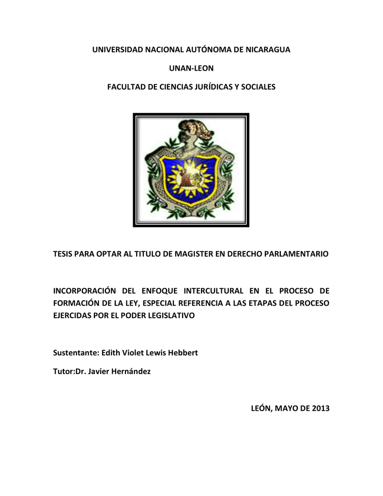 Universidad Nacional Autónoma De Nicaragua Unan