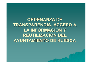 ordenanza de transparencia, acceso a la