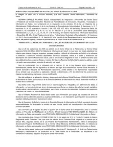 NORMA Oficial Mexicana NOM-035-SSA3-2012, En