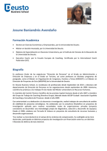 Curriculum Vitae - PDF - Deusto Business School