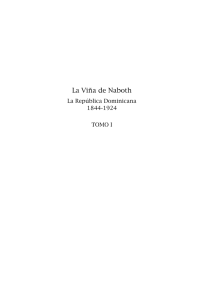 La Viña de Naboth : la República Dominicana 1844
