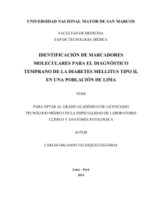 identificación de marcadores moleculares para el diagnóstico