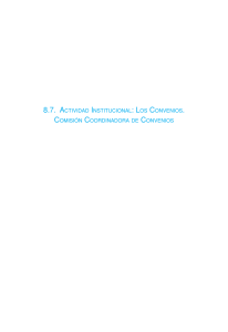 Comisión Coordinadora de Convenios (T. II)
