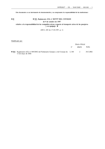 Reglamento (CE) 2027/1997 del Consejo, de 9 de octubre de 1997