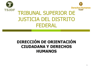 TRIBUNAL SUPERIOR DE JUSTICIA DEL DISTRITO FEDERAL