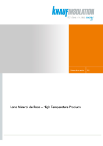 Lana Mineral de Roca – High Temperature Products