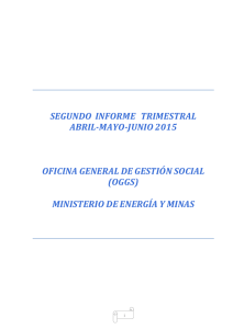Informe Trimestral (Abril - Junio 2015)