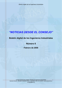 “NOTICIAS DESDE EL CONSEJO”