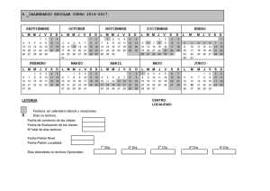 6._calendario escolar curso 2016-2017. septiembre octubre