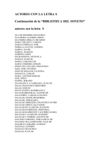 pdf Biblioteca del soneto. Autores