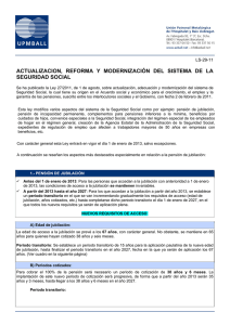 actualizacion, reforma y modernización del sistema de la seguridad