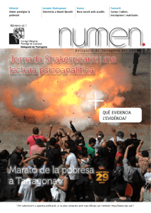 Jornada Shakespeare - Col·legi Oficial de Psicologia de Catalunya