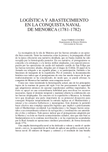 Logística y abastecimiento en la conquista naval