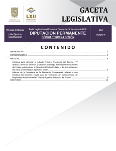 GACETA 041-16MAR2016 - Poder Legislativo del Estado de