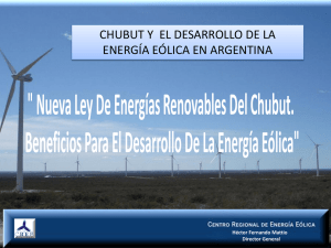 Chubut y el desarrollo de la energía eólica en Argentina