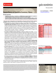 Encuesta Banxico de Expectativas Económicas, Febrero