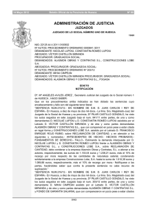 ADMINISTRACIÓN DE JUSTICIA - Boletin Oficial de Aragón