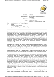 Oficio Ordinario Nº31123 - Superintendencia de Valores y Seguros